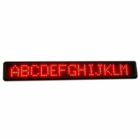 One Line Window Brite Red Programmable LED Display