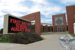 LED Signs for Schools