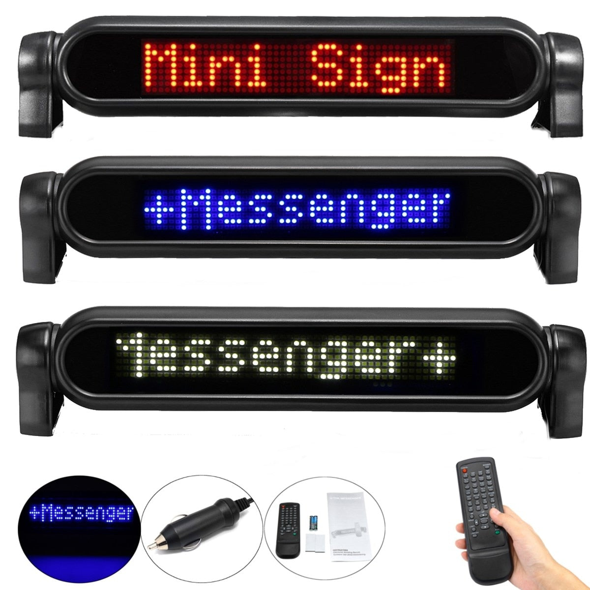 LED Programmable Electronic Car Display Moving Message Sign