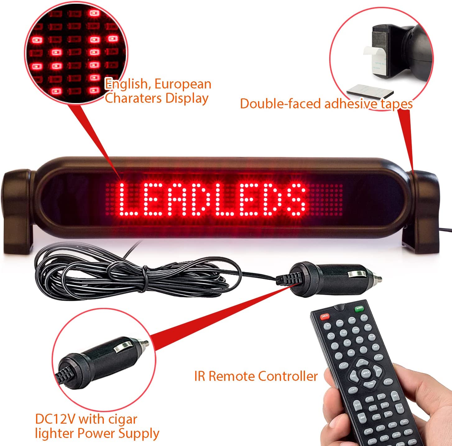 Programmable LED Sign for Cars, Trucks and SUV'S