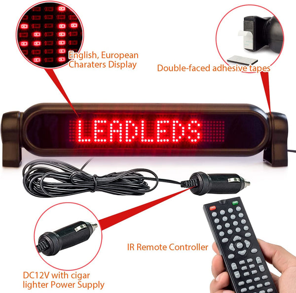 Programmable LED Sign for Cars, Trucks and SUV'S - LED Sign Authority