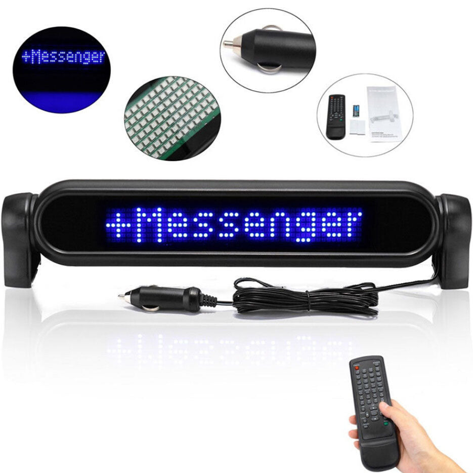 LED Programmable Electronic Car Display Moving Message