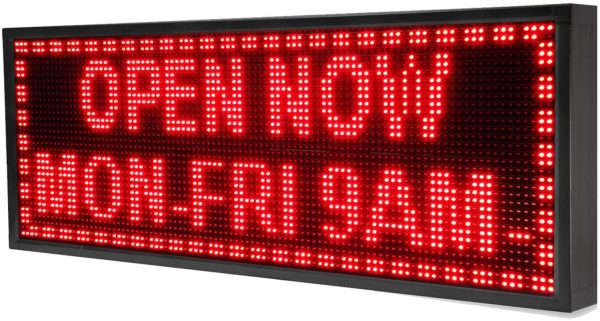 Window Brite Programmable LED Sign 32 x 120