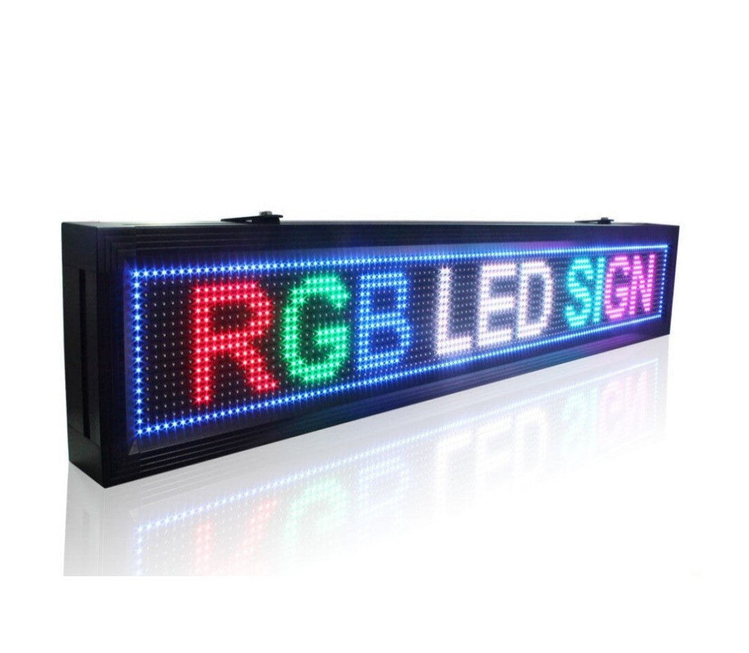 Full Color Indoor Window LED Programmable Sign Display