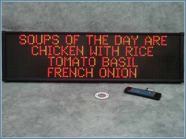 Four Line Programmable LED Sign - LED Sign Authority